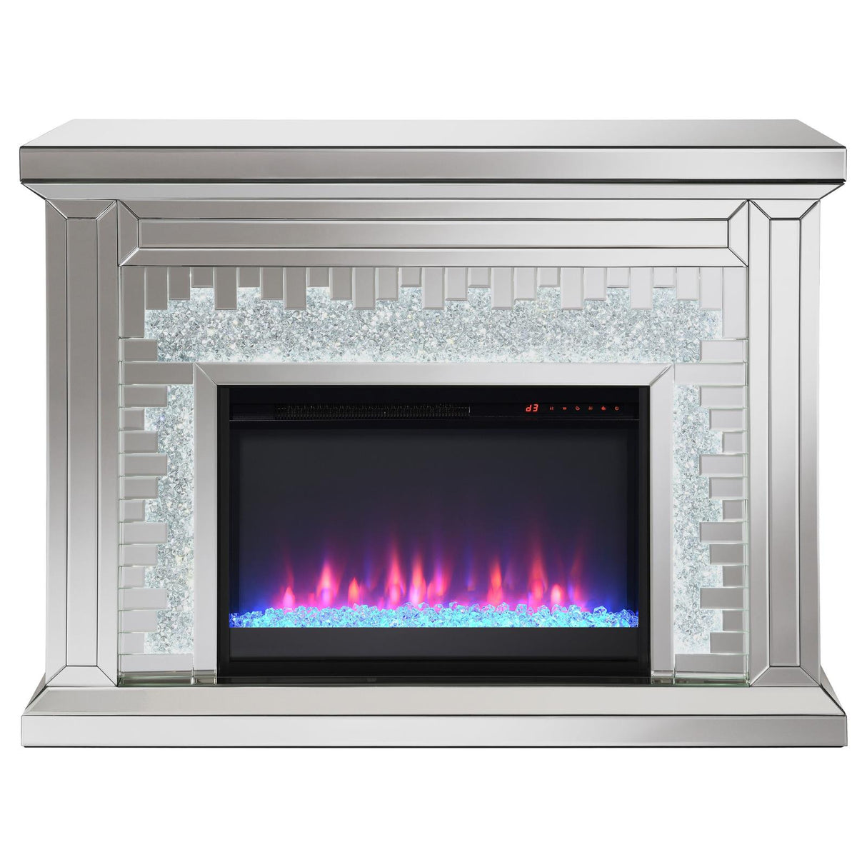 Gilmore Rectangular Freestanding Fireplace Mirror from Coaster - Luna Furniture