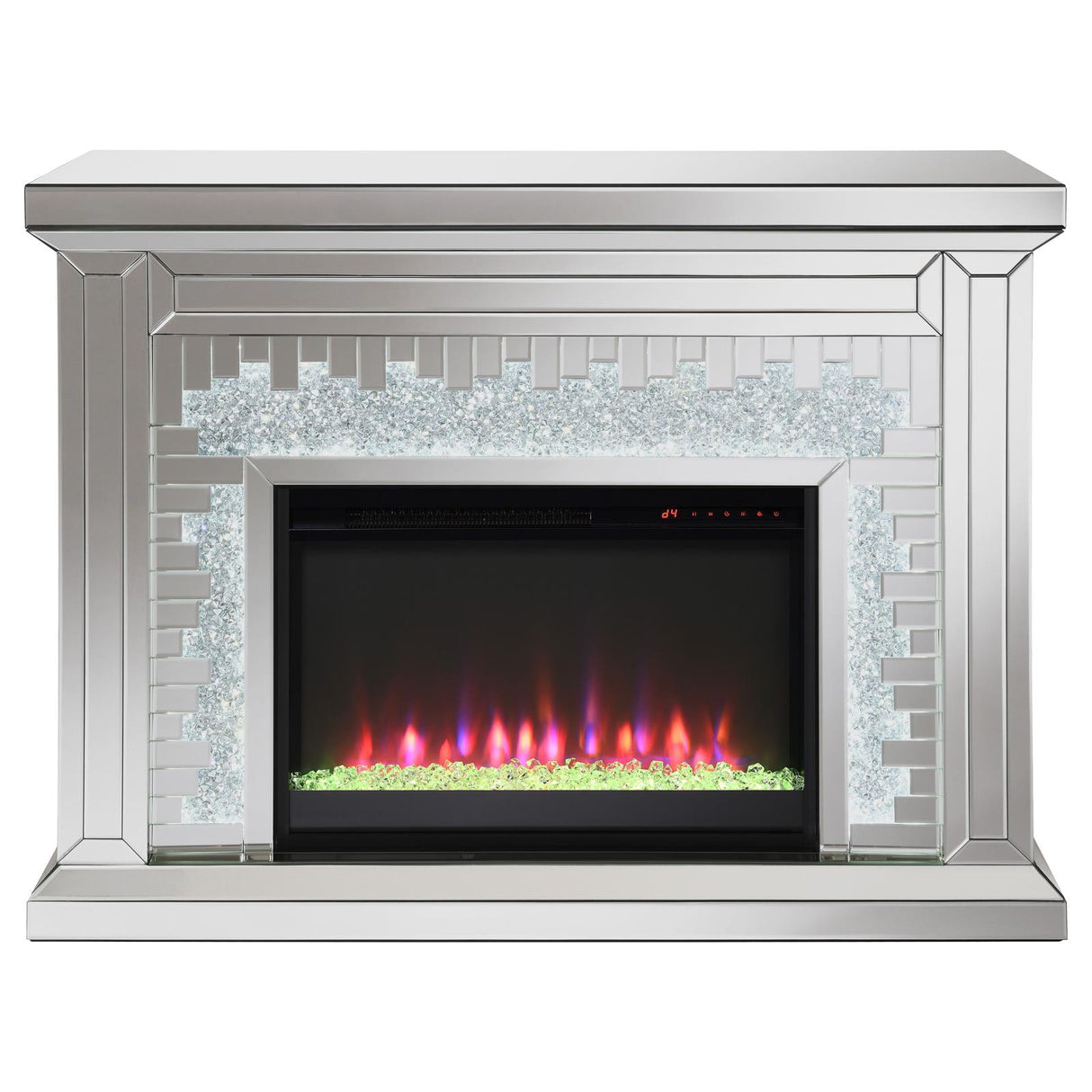 Gilmore Rectangular Freestanding Fireplace Mirror from Coaster - Luna Furniture