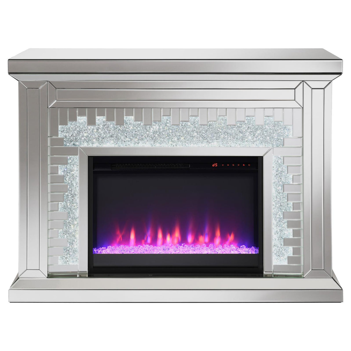 Gilmore Rectangular Freestanding Fireplace Mirror from Coaster - Luna Furniture