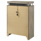 Giselle 6-drawer Bedroom Chest with LED Rustic Beige from Coaster - Luna Furniture