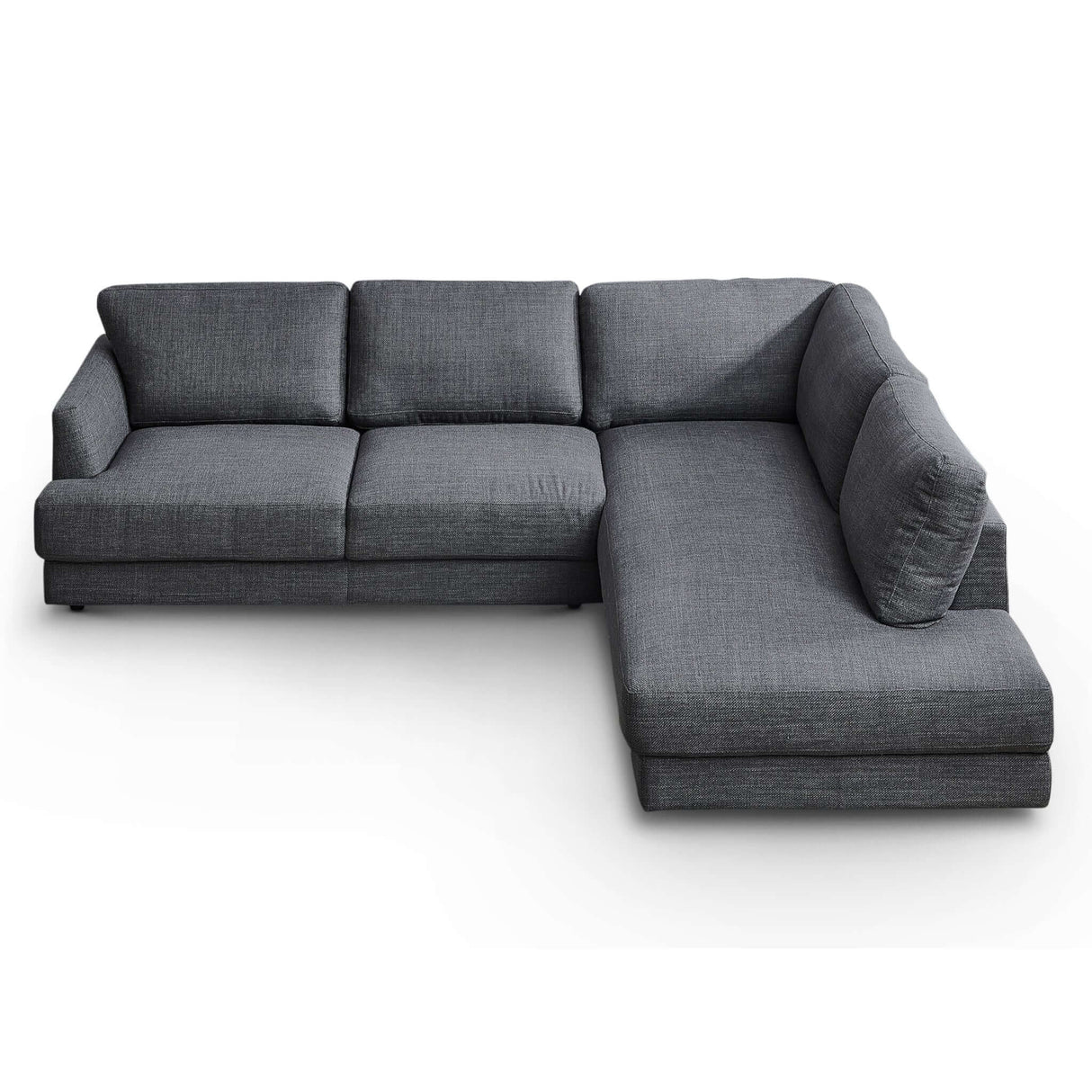 Glander  Mid-century Modern Cozy Sectional Sofa Grey / Right Sectional / Linen - AFC01908 - Luna Furniture