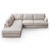 Glander  Mid-century Modern Cozy Sectional Sofa Grey / Right Sectional / Linen - AFC01908 - Luna Furniture