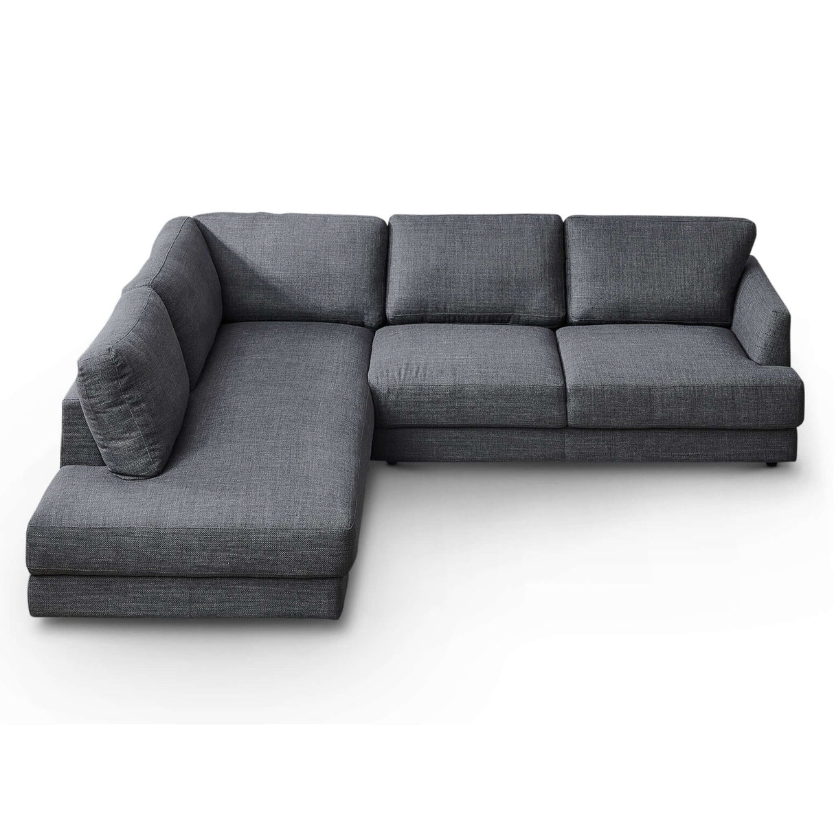 Glander  Mid-century Modern Cozy Sectional Sofa Grey / Right Sectional / Linen - AFC01908 - Luna Furniture