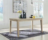 Gleanville Light Brown Dining Table - D511-25 - Luna Furniture