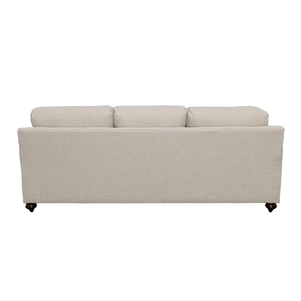 Glenn Recessed Arms Sofa Light Gray from Coaster - Luna Furniture