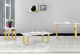 Cameron Gold Gold Coffee table from Meridian - Luna Furniture