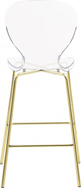 Clarion Gold Counter Stool, Set of 2 from Meridian - Luna Furniture