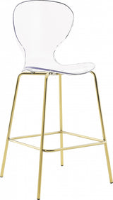 Clarion Gold Counter Stool, Set of 2 from Meridian - Luna Furniture