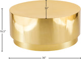 Jazzy Gold Coffee Table from Meridian - Luna Furniture