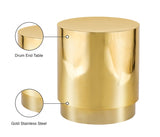 Jazzy Gold End Table from Meridian - Luna Furniture