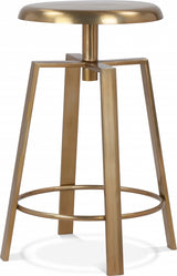 Lang Gold Bar | Counter Stool from Meridian - Luna Furniture