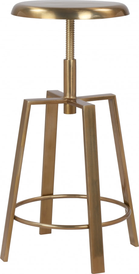 Lang Gold Bar | Counter Stool from Meridian - Luna Furniture