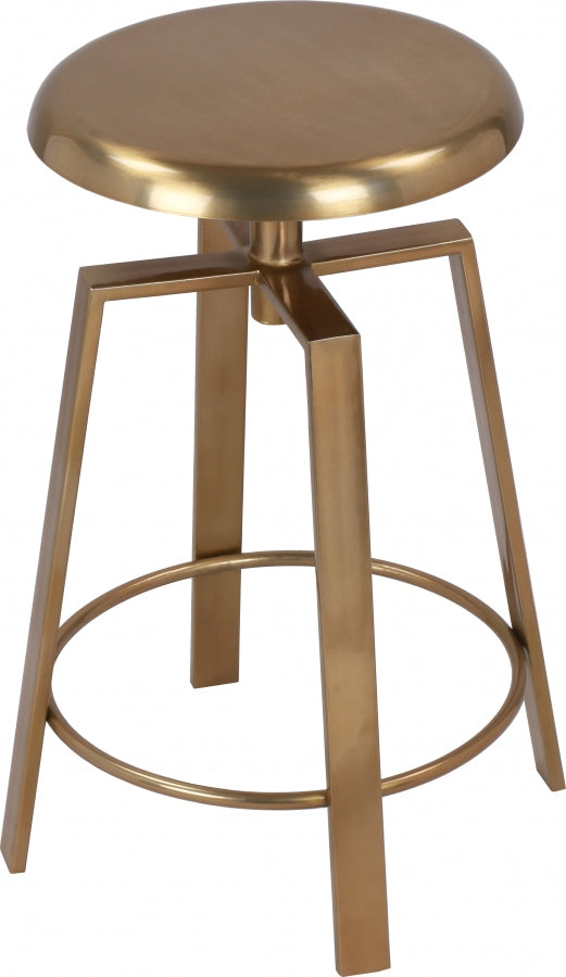 Lang Gold Bar | Counter Stool from Meridian - Luna Furniture