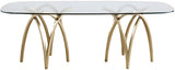 Madelyn Gold Dining Table from Meridian - Luna Furniture