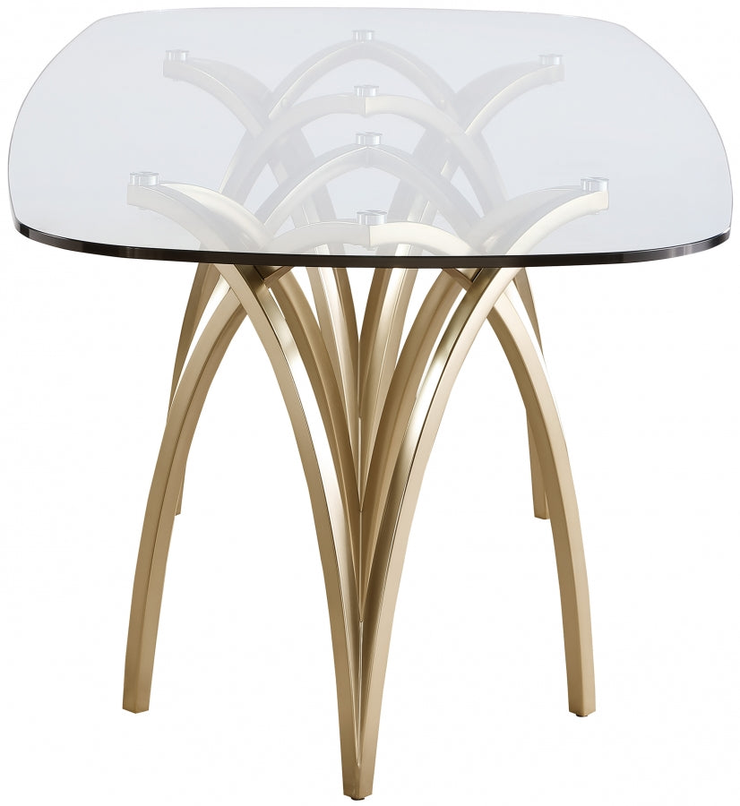 Madelyn Gold Dining Table from Meridian - Luna Furniture