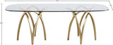 Madelyn Gold Dining Table from Meridian - Luna Furniture