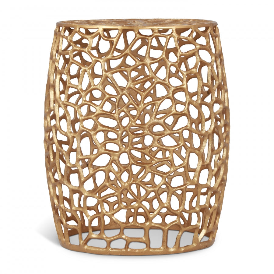 Priya Gold End Table from Meridian - Luna Furniture