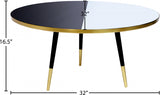 Reflection Gold/Black Coffee Table from Meridian - Luna Furniture