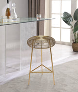 Tuscany Gold Counter Stool from Meridian - Luna Furniture