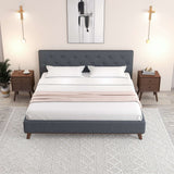 Graceville Dark Grey Platform Bed King - AFC00494 - Luna Furniture