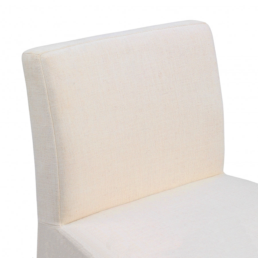 Gramercy Linen Textured Fabric Bar / Counter Stools Beige from Meridian - Luna Furniture