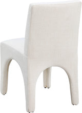 Gramercy Linen Textured Fabric Dining Chair Beige, Set of 2 from Meridian - Luna Furniture