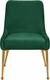 Ace Green Velvet Dining Chair, Set of 2 from Meridian - Luna Furniture