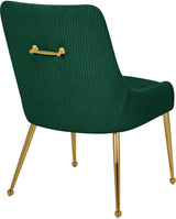 Ace Green Velvet Dining Chair, Set of 2 from Meridian - Luna Furniture