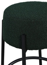 Avalon Green Boucle Fabric Counter Stool from Meridian - Luna Furniture