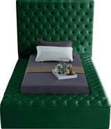 Bliss Green Velvet Twin Bed from Meridian - Luna Furniture