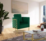 Casa Green Velvet Chair from Meridian - Luna Furniture