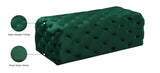 Casey Green Velvet Ottoman | Bench from Meridian - Luna Furniture