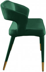 Destiny Green Velvet Bench from Meridian - Luna Furniture