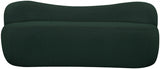 Flair Green Boucle Fabric Bench from Meridian - Luna Furniture