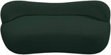 Flair Green Boucle Fabric Bench from Meridian - Luna Furniture