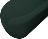 Flair Green Boucle Fabric Bench from Meridian - Luna Furniture