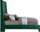 Fritz Green Velvet Full Bed from Meridian - Luna Furniture