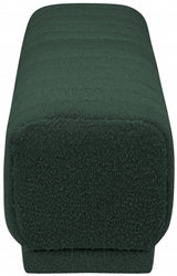 Heathrow Green Ottoman | Bench from Meridian - Luna Furniture