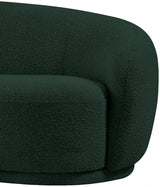 Hyde Green Boucle Fabric Chair from Meridian - Luna Furniture