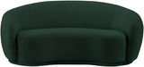 Hyde Green Boucle Fabric Loveseat from Meridian - Luna Furniture