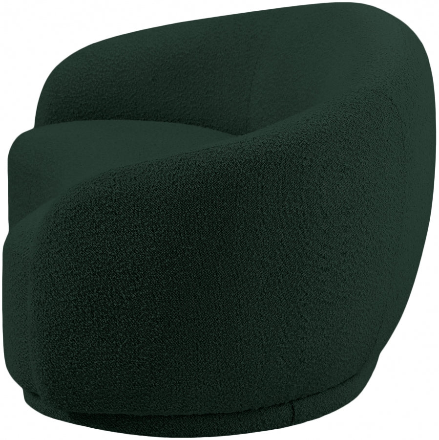 Hyde Green Boucle Fabric Loveseat from Meridian - Luna Furniture