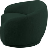 Hyde Green Boucle Fabric Loveseat from Meridian - Luna Furniture