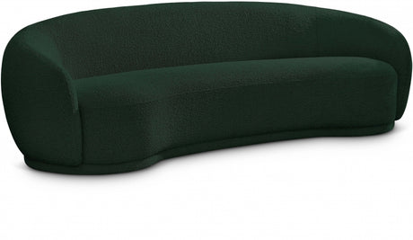 Hyde Green Boucle Fabric Sofa from Meridian - Luna Furniture