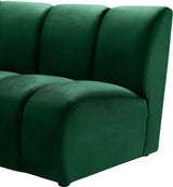 Infinity Green Modular 7-Piece Sectional from Meridian - Luna Furniture