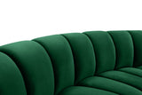 Infinity Green Modular 7-Piece Sectional from Meridian - Luna Furniture