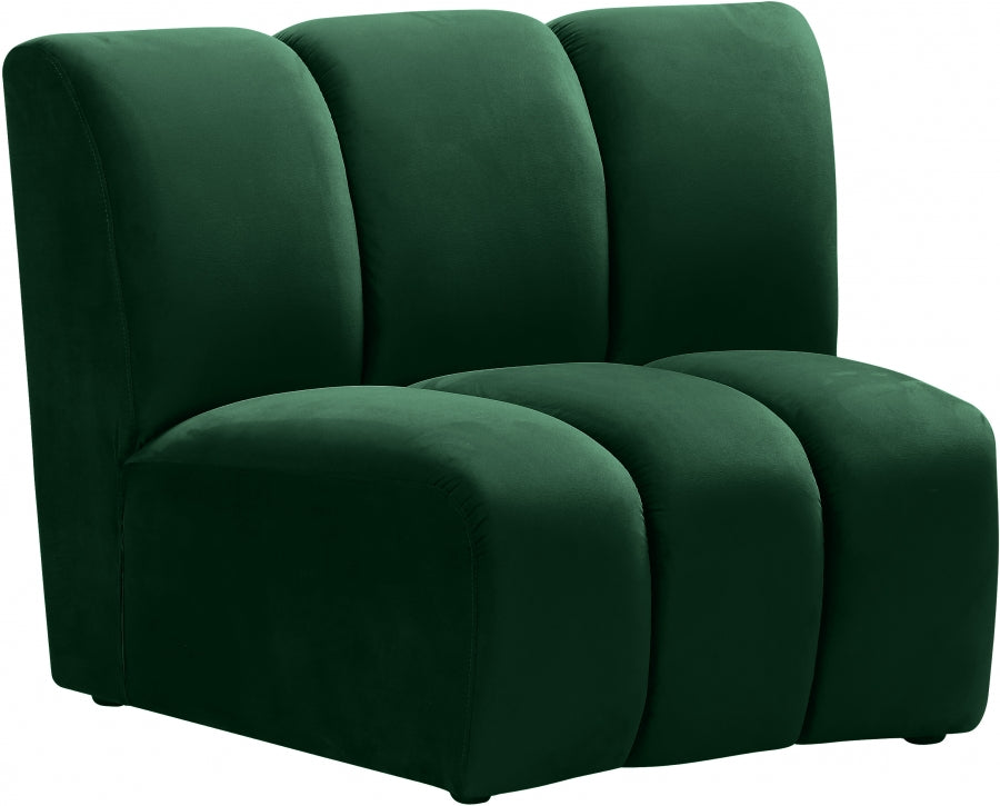 Infinity Green Modular Chair from Meridian - Luna Furniture