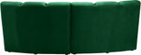 Infinity Green Modular Loveseat from Meridian - Luna Furniture