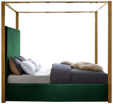 Jones Green Velvet King Bed from Meridian - Luna Furniture