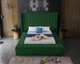 Kiki Green Velvet Full Bed from Meridian - Luna Furniture