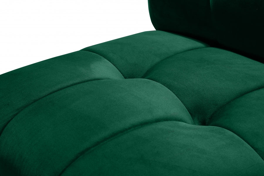 Limitless Green Modular Velvet 14-Piece Sectional from Meridian - Luna Furniture